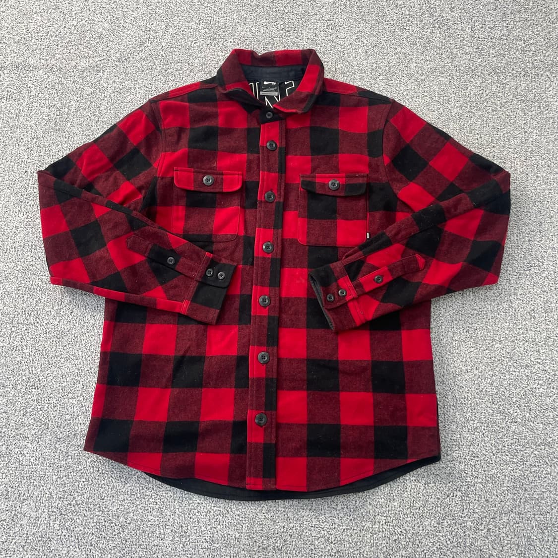 L 나이키 버팔로 체크 폴란넬 셔츠 0303S1 상품이미지1