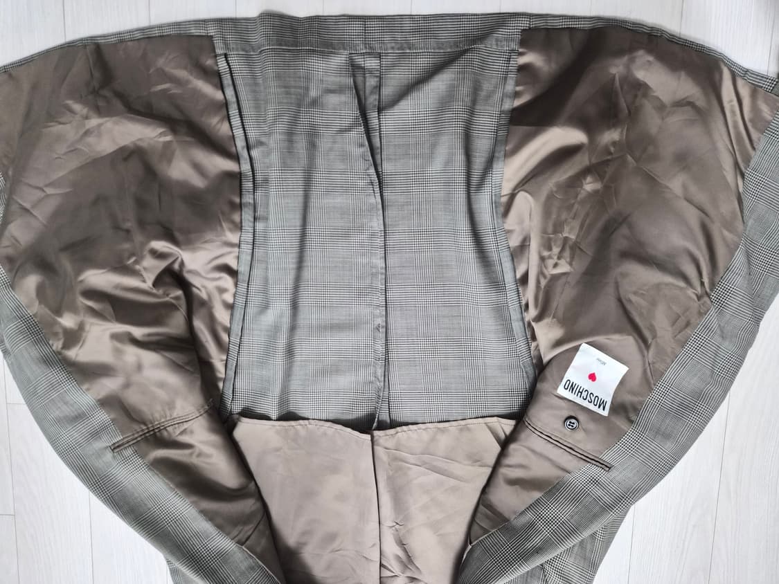 모스키노 체크 울 자켓 JAPAN 상품이미지6