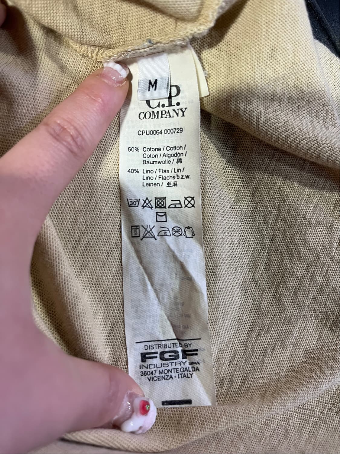 CP컴퍼니 반팔 티셔츠 M사이즈 상품이미지3