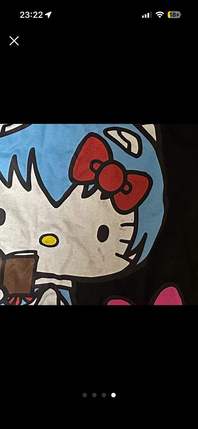 에반게리온 키티 콜라보 롱슬리브 상품이미지4