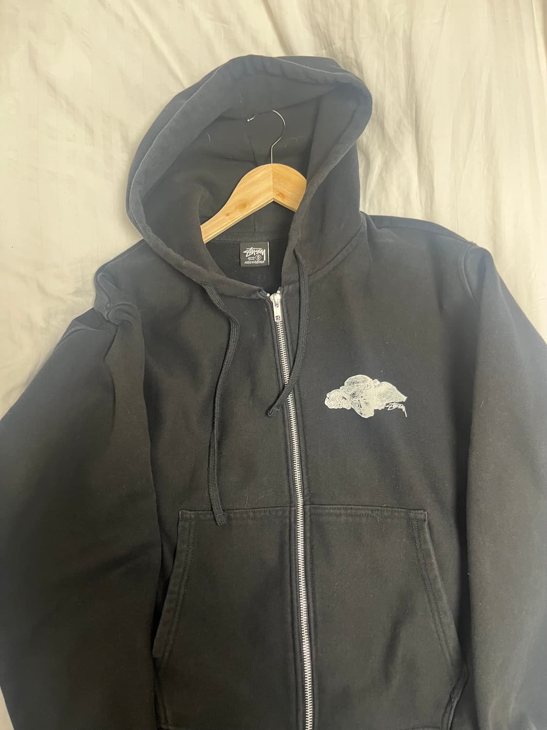 스투시 히프노스 집 후드 블랙 상품이미지3