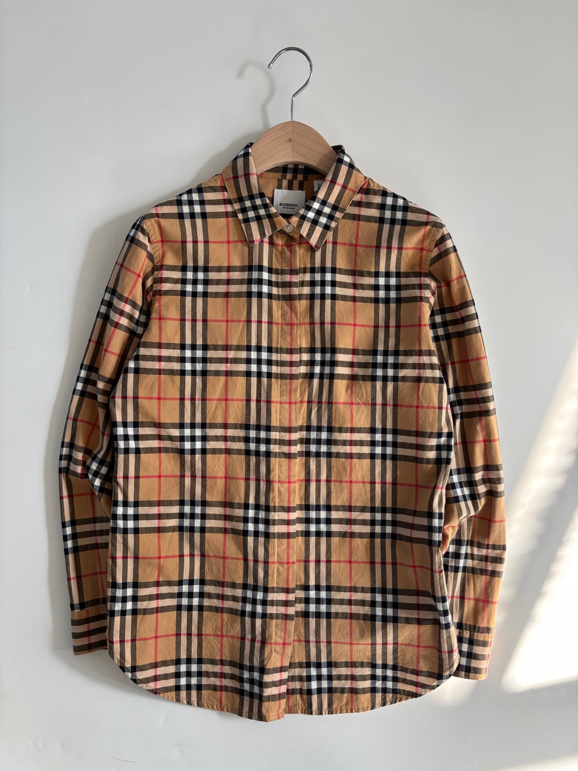 Burberry 버버리 릴렉스드 핏 체크 셔츠  상품이미지2