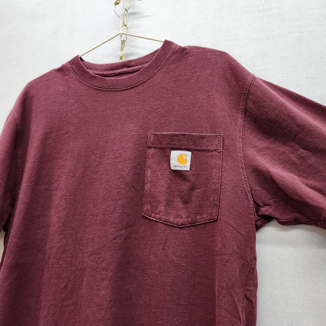 칼하트 로고 원포켓 반팔티 S(L) 상품이미지3