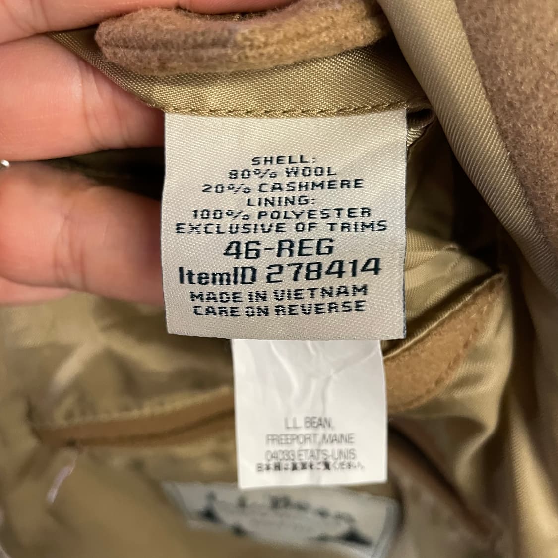 엘엘빈 울 캐시미어 투버튼 블레이저 상품이미지9