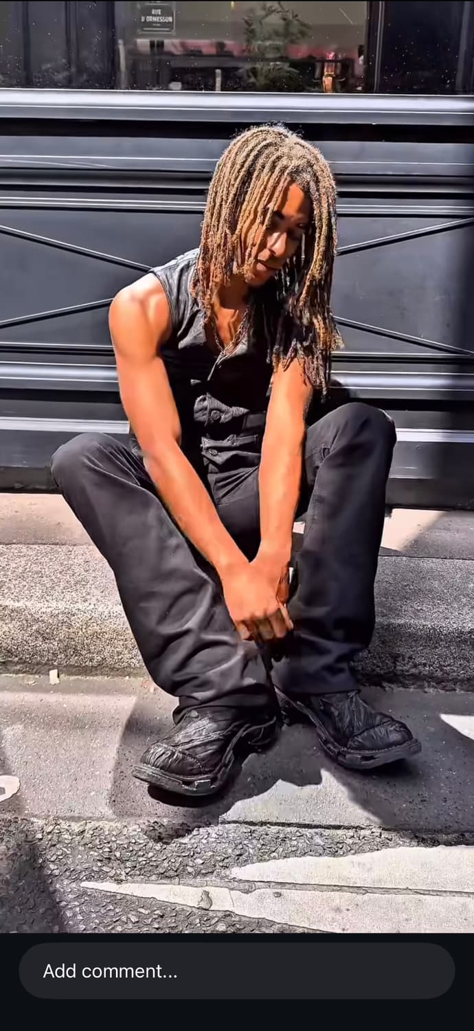 [32] Paradoxe Paris black bootscut denim 상품이미지3