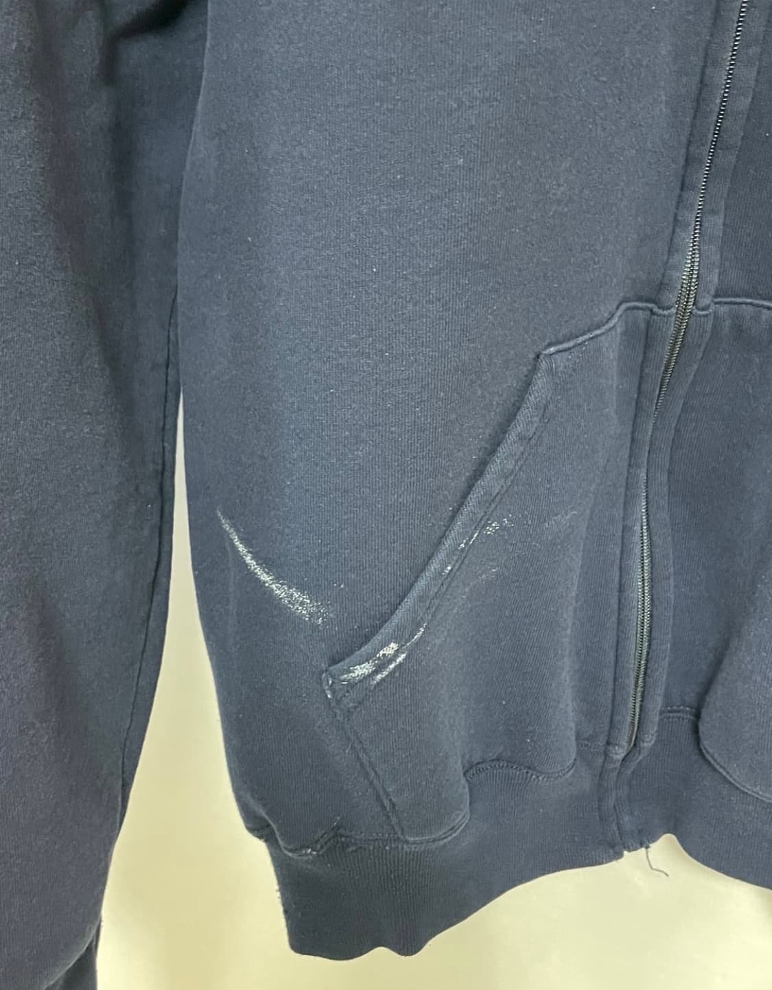 XL) 러셀 네이비 후드 집업 상품이미지2