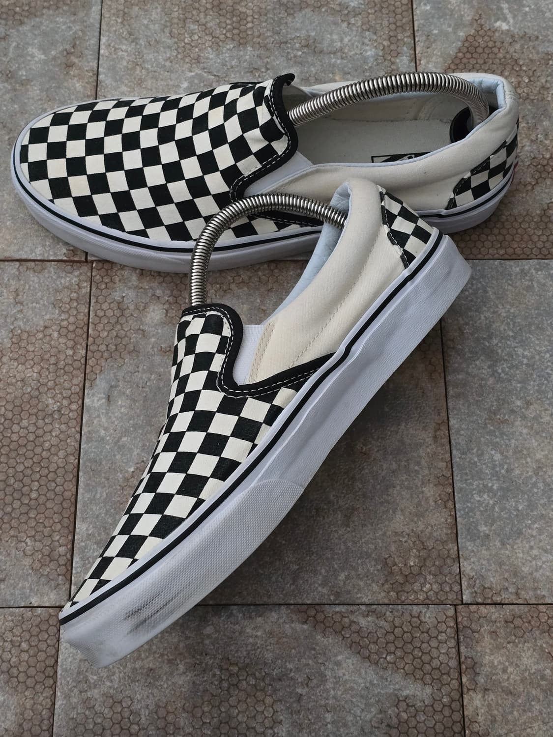 (280)반스 체커보드 슬립온 상품이미지5