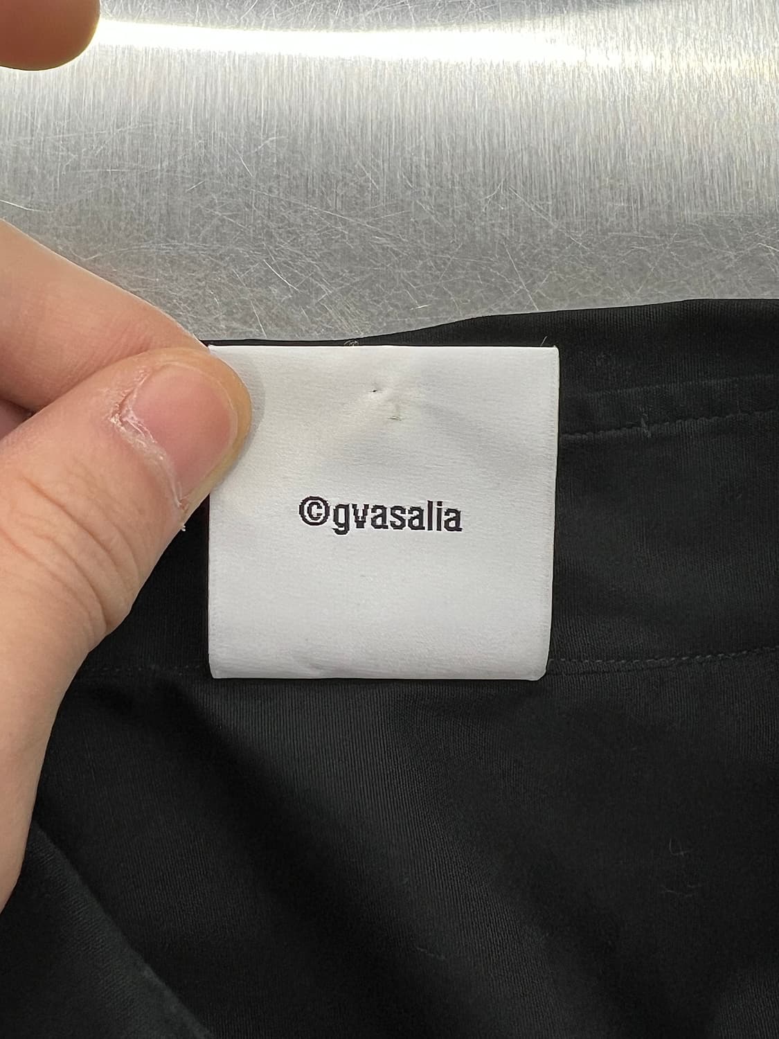 베트멍 21ss 아나키 블랙 더블 로고 셔츠 상품이미지8