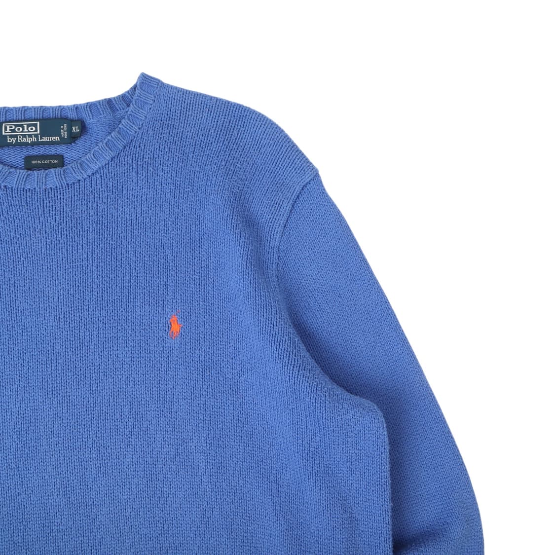 폴로 랄프로렌 블루 베이직포니 라운드 니트 상품이미지3