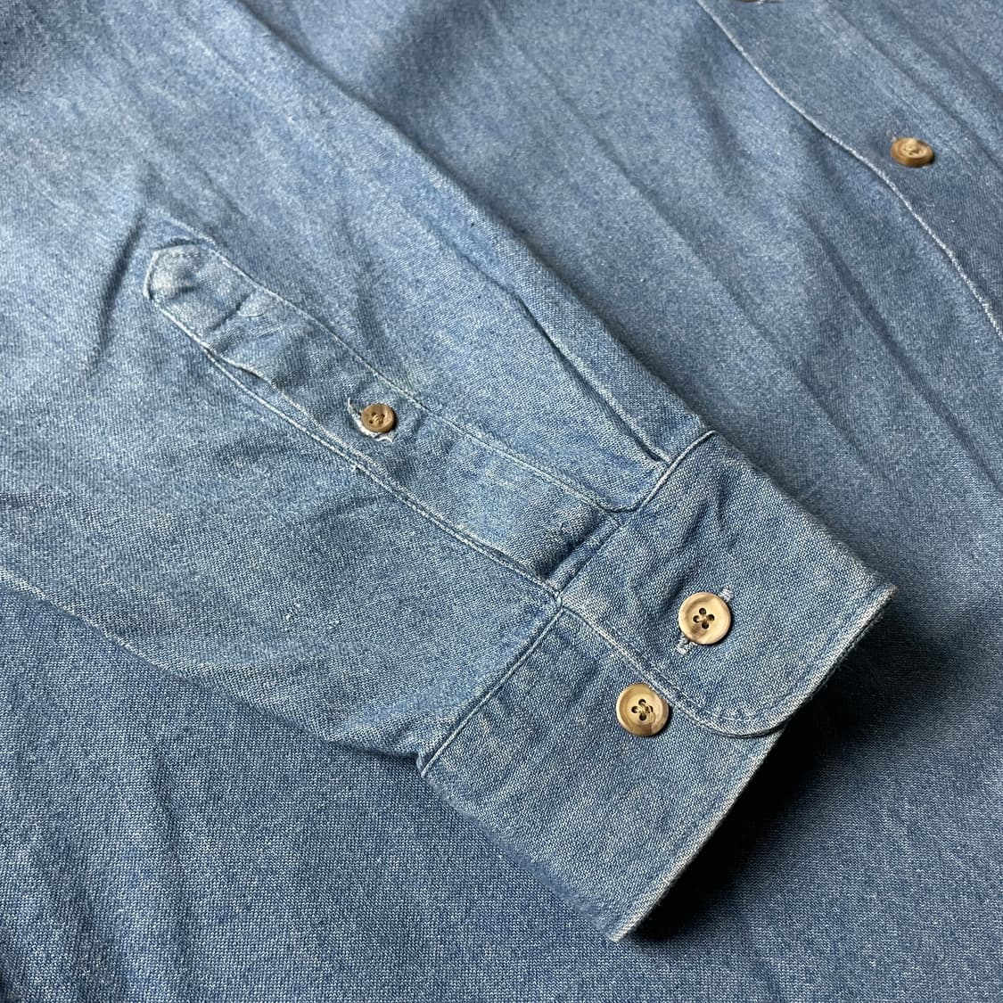 THREE RIVERS 빈티지 코튼 데님 셔츠 A00555 상품이미지5