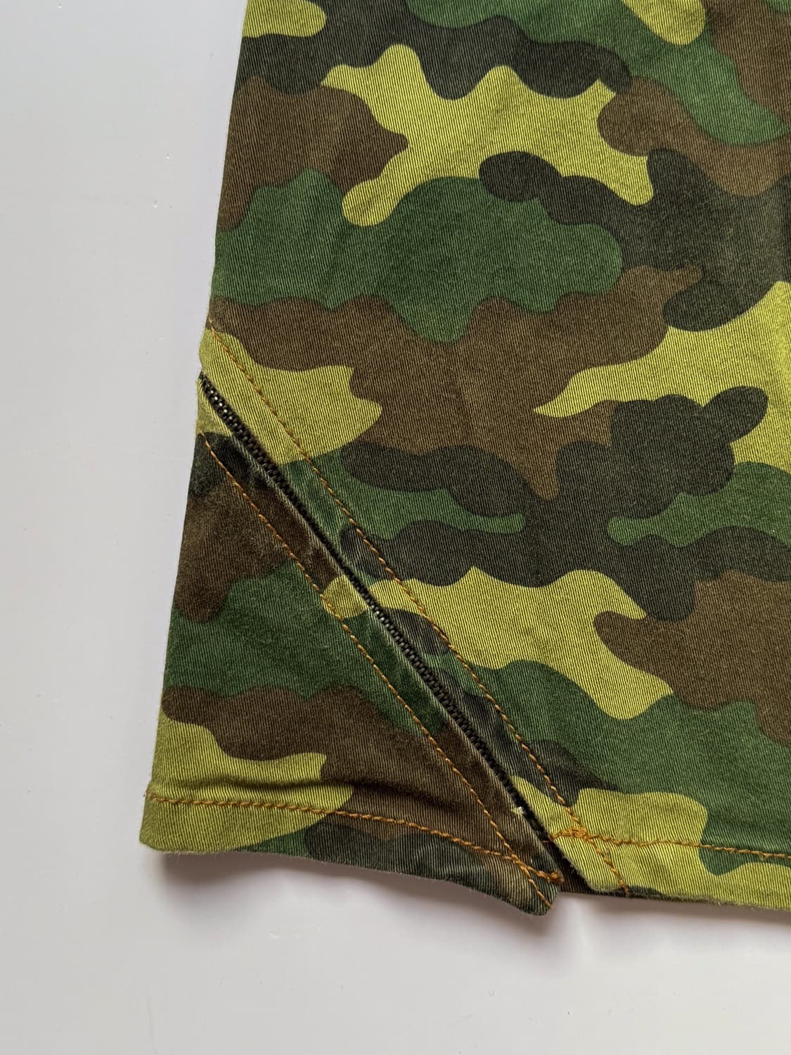 Military Mix Zipper Mini Skirt 0344 상품이미지4