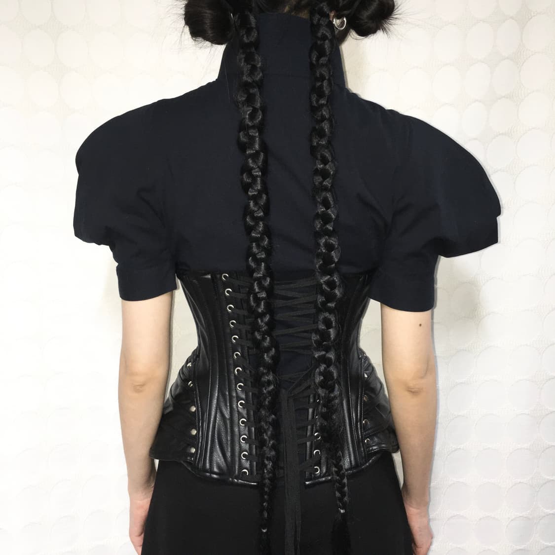 알렉산더 맥퀸 퍼프 숄더 반팔 셔츠 상품이미지2