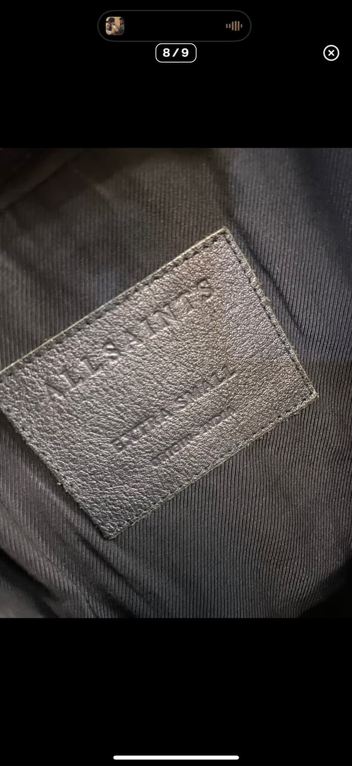 올세인츠 레더 자켓 xs 상품이미지8