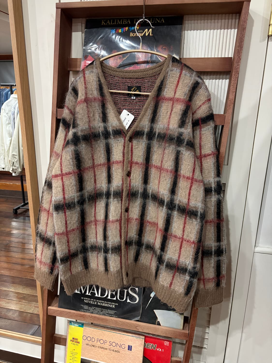 Needles × 417 EDIFICE 모헤어 니트 가디건 상품이미지1