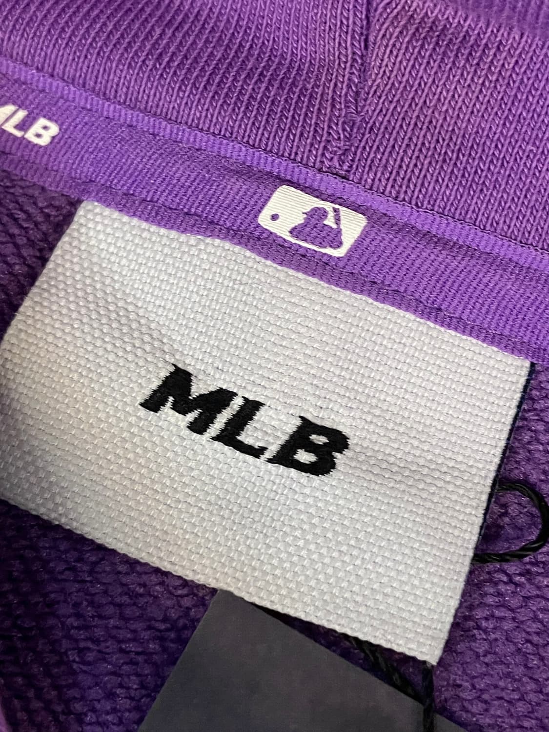 MLB 크롭 후드티 퍼플 XXL  #csz3360 상품이미지5