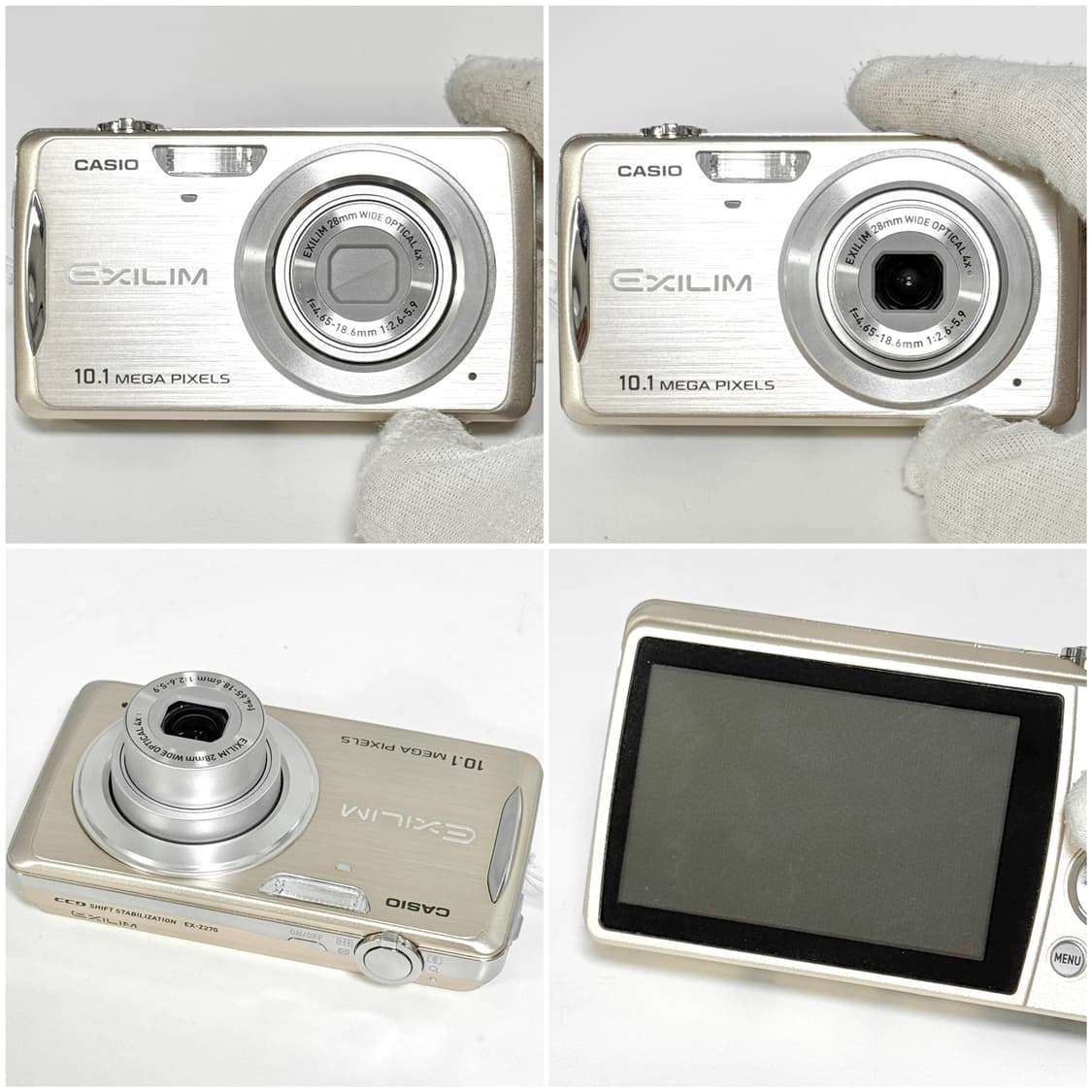 카시오 엑슬림 Z270 샴페인골드 빈티지디카 상품이미지5