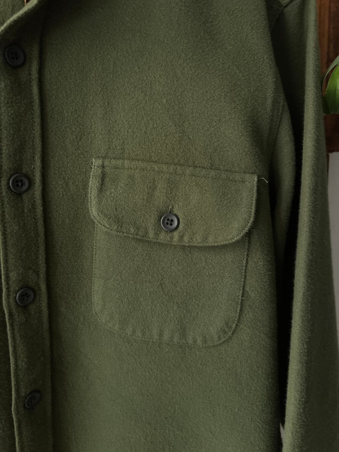 [S]J.Crew 제이크루 올리브그린 샤모아 셔츠 상품이미지3