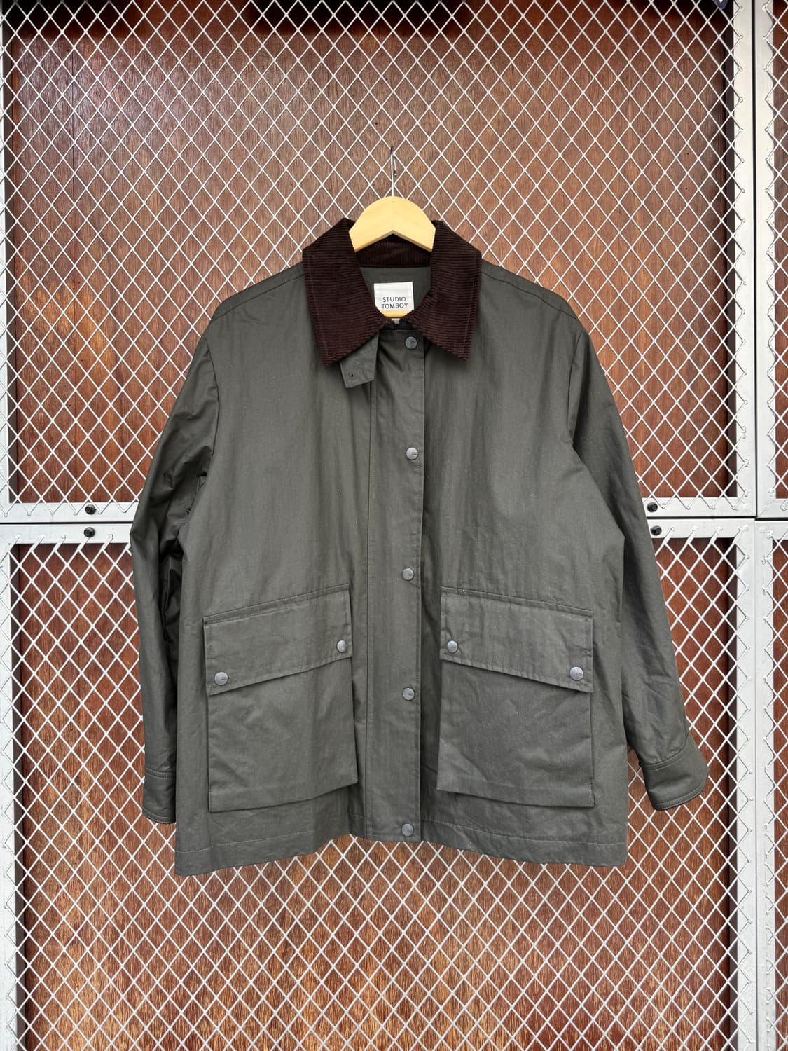 스튜디오톰보이 코듀로이 카라 오버핏 헌팅 자켓 F 상품이미지5
