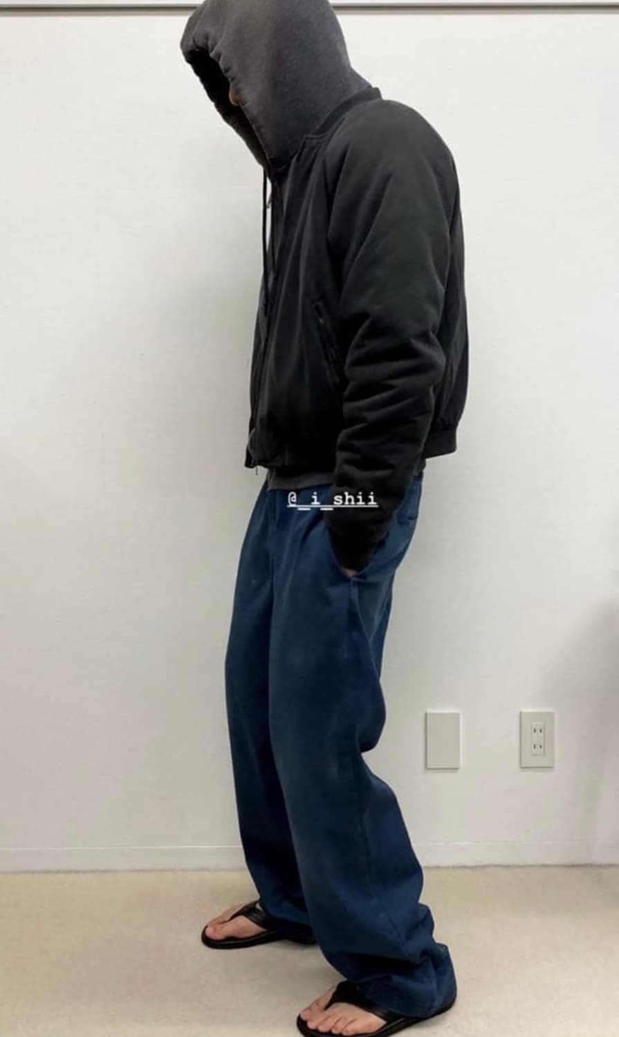 [S] ISHLL 클롭맨 봄버 상품이미지3