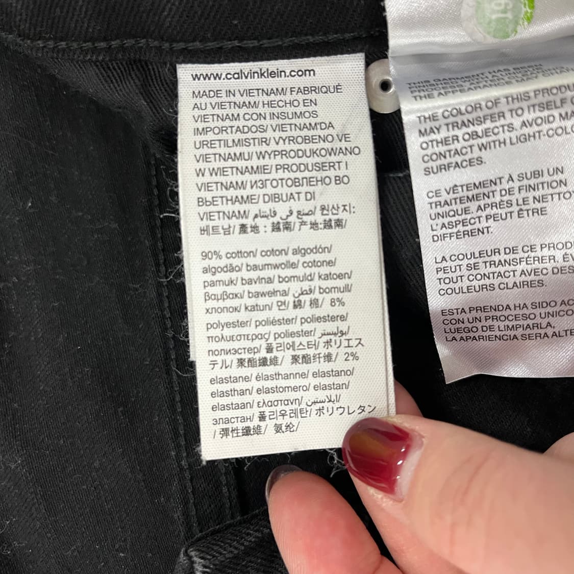 [34] 캘빈클라인 진스 흑청 블랙진 데님 팬츠 청바지 0108M1 상품이미지4