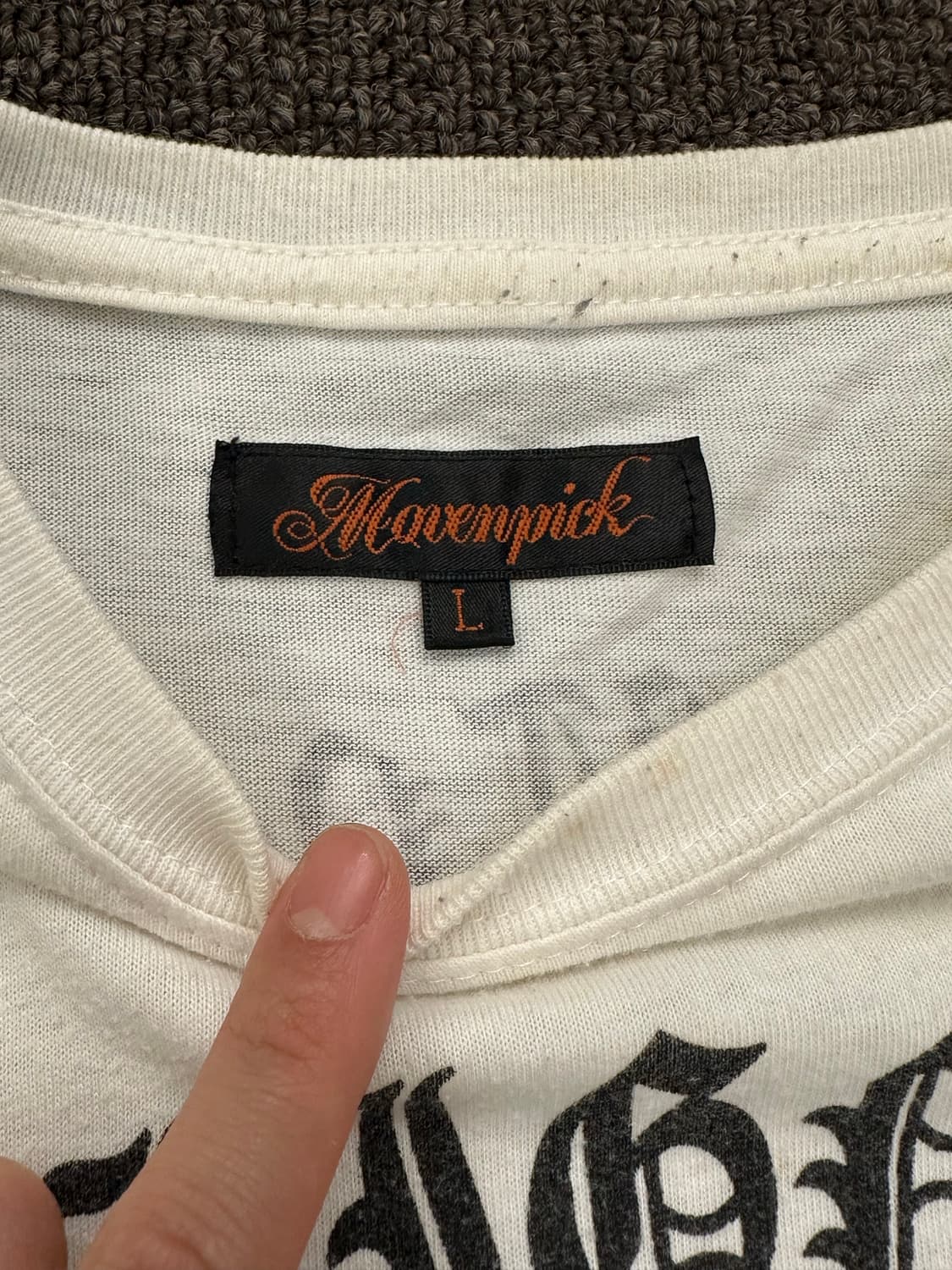 L)Japanese vintage 여성 스컬 프린팅 롱슬리브 상품이미지7