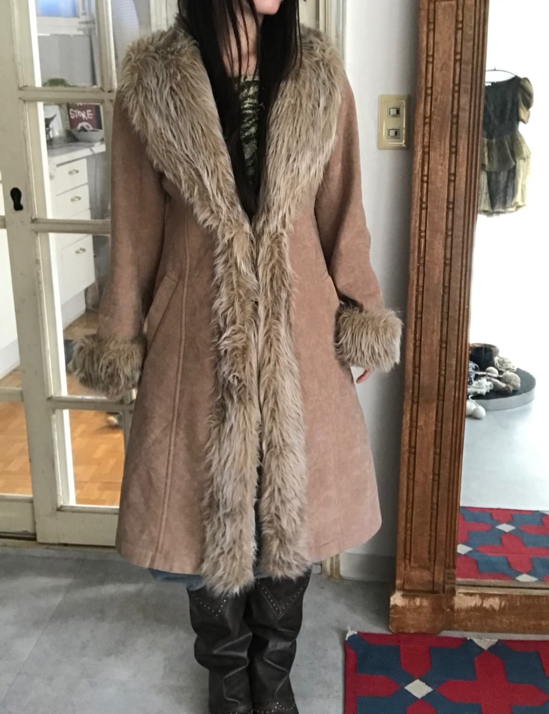 vintage shearing coat 상품이미지5