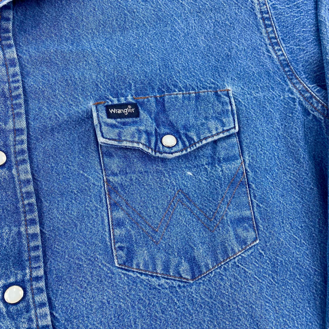 랭글러 USA Og 데님 웨스턴 셔츠 (105) 상품이미지3