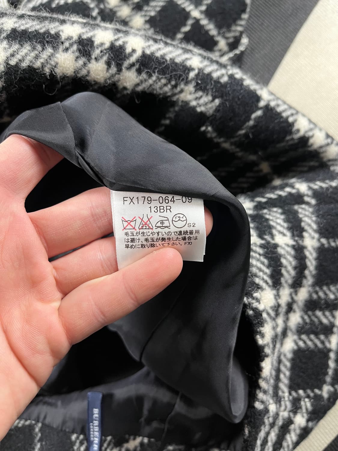 BURBERRY 울 체크패턴 스커트  상품이미지4