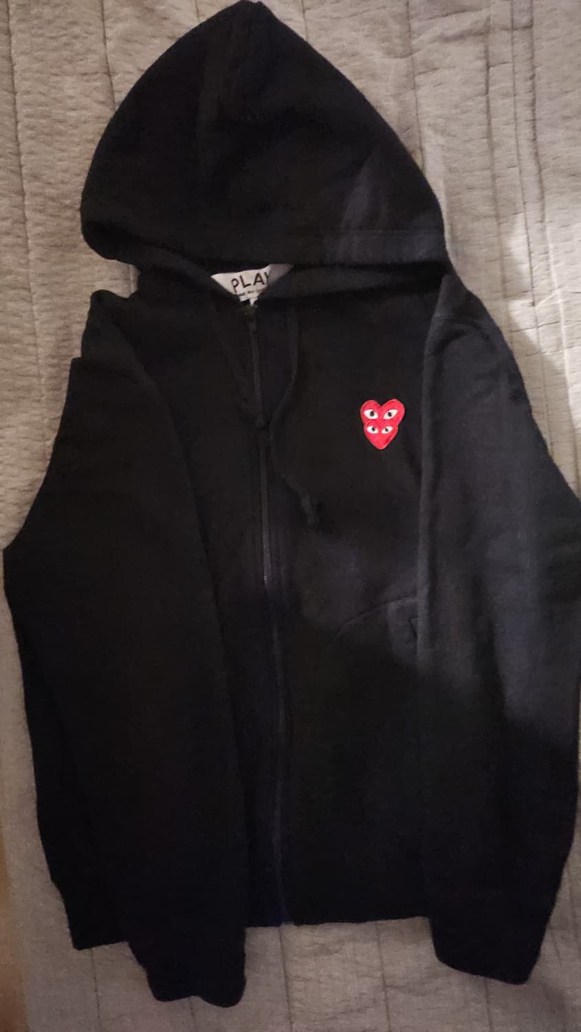 꼼데가르송 더플와펜 후드집업L 상품이미지1