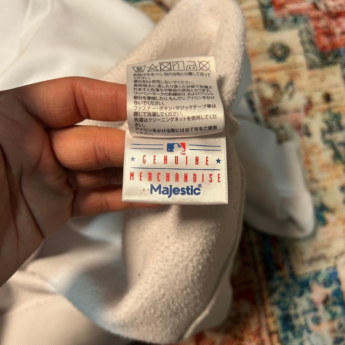 [L] 마제스틱 뉴욕 양키스 로고 50/50스웻셔츠 상품이미지7