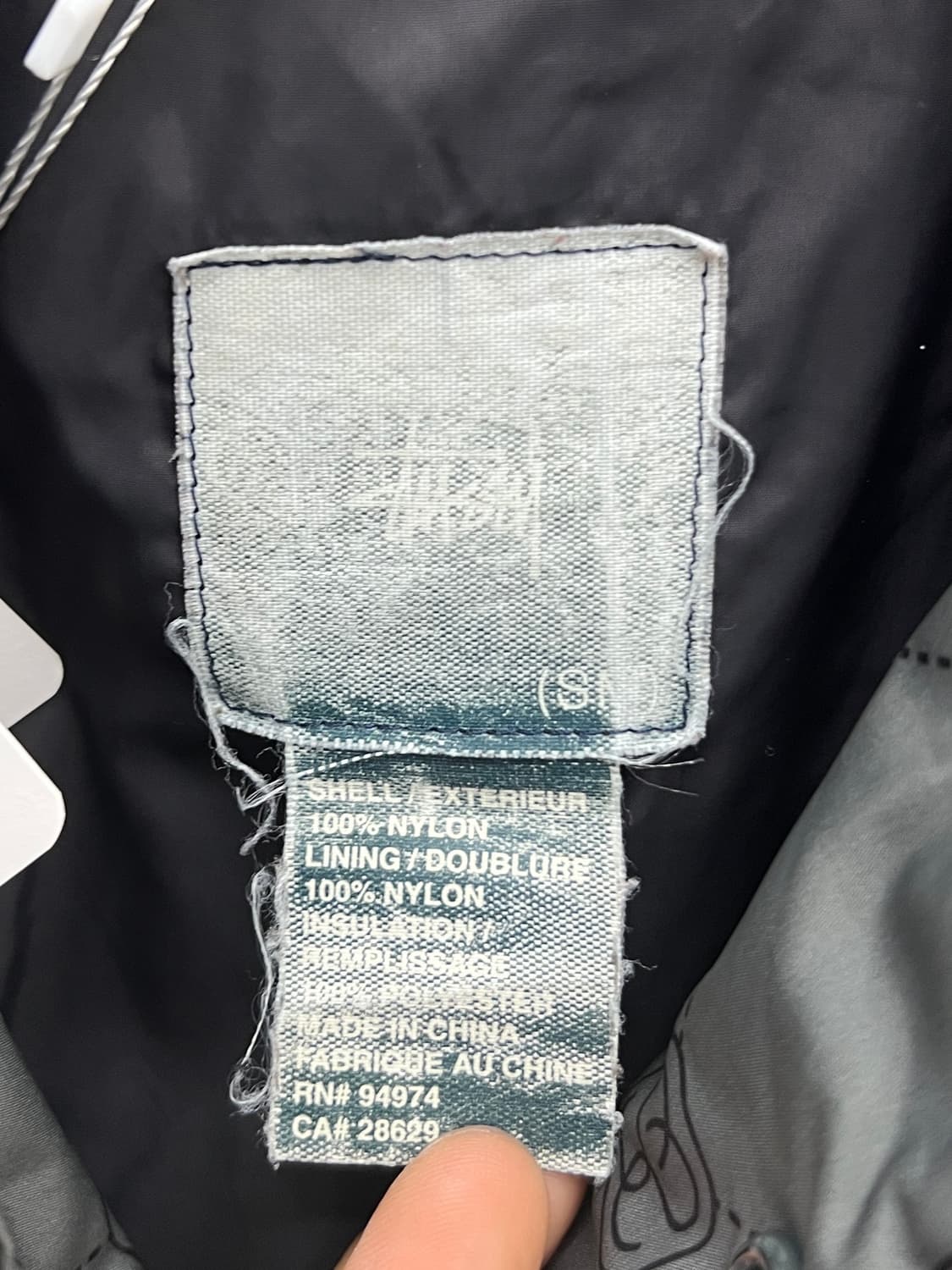 스투시 90s 모노그램 패딩 셔츠 자켓 상품이미지7