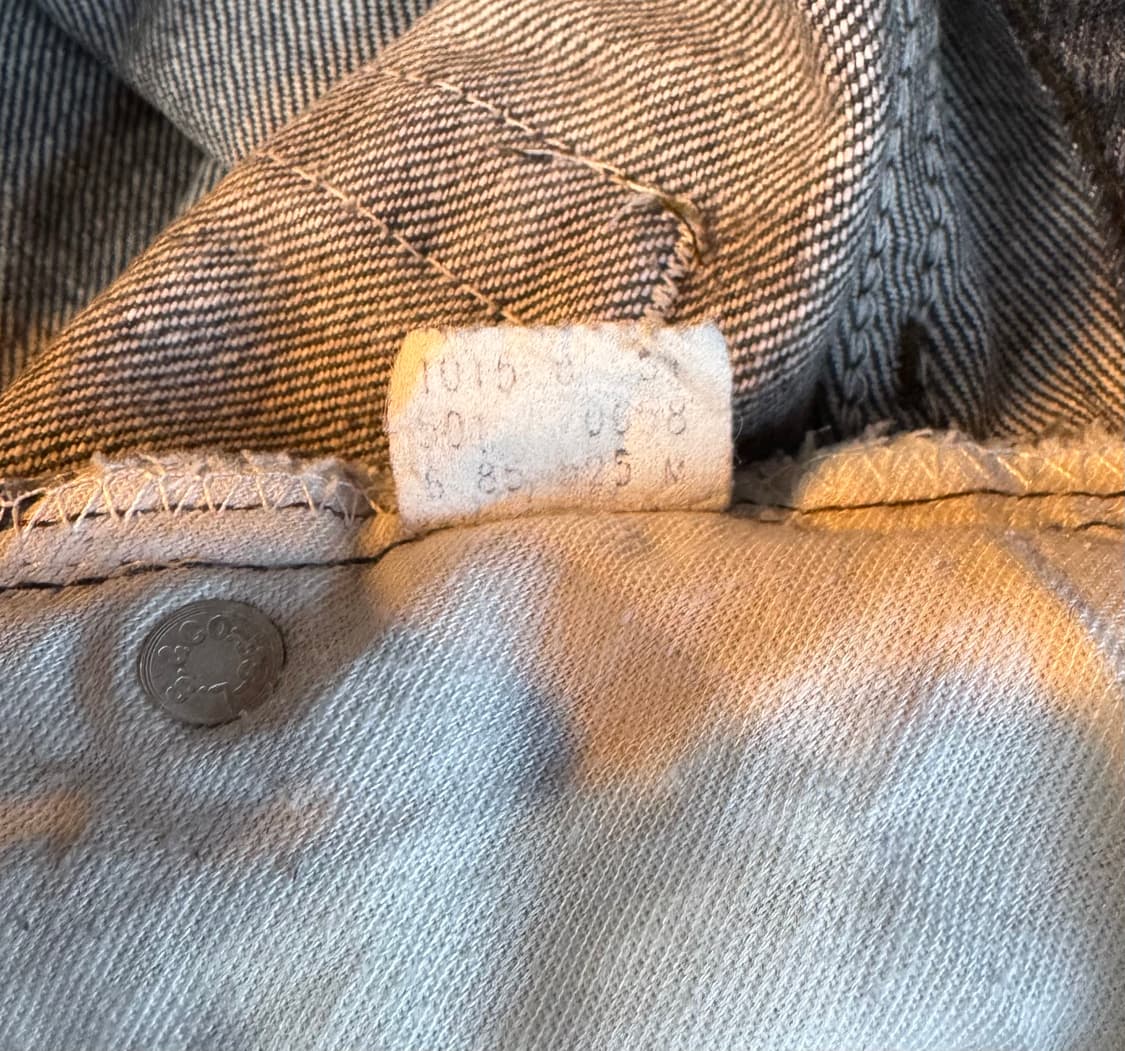 usa 빈티지 리바이스 501 블랙 데님 33(31~32추천) (535) 상품이미지4