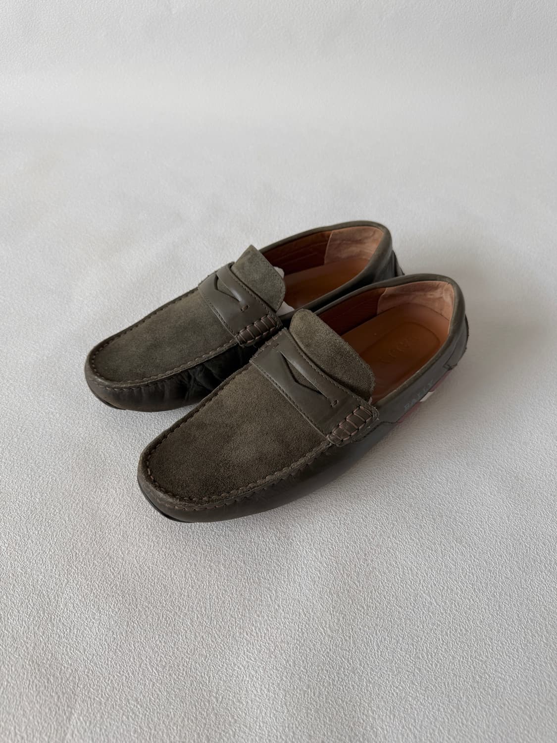 [US8]발리(BALLY) 드라이빙 슈즈(KHAKI, ITALY) 상품이미지3