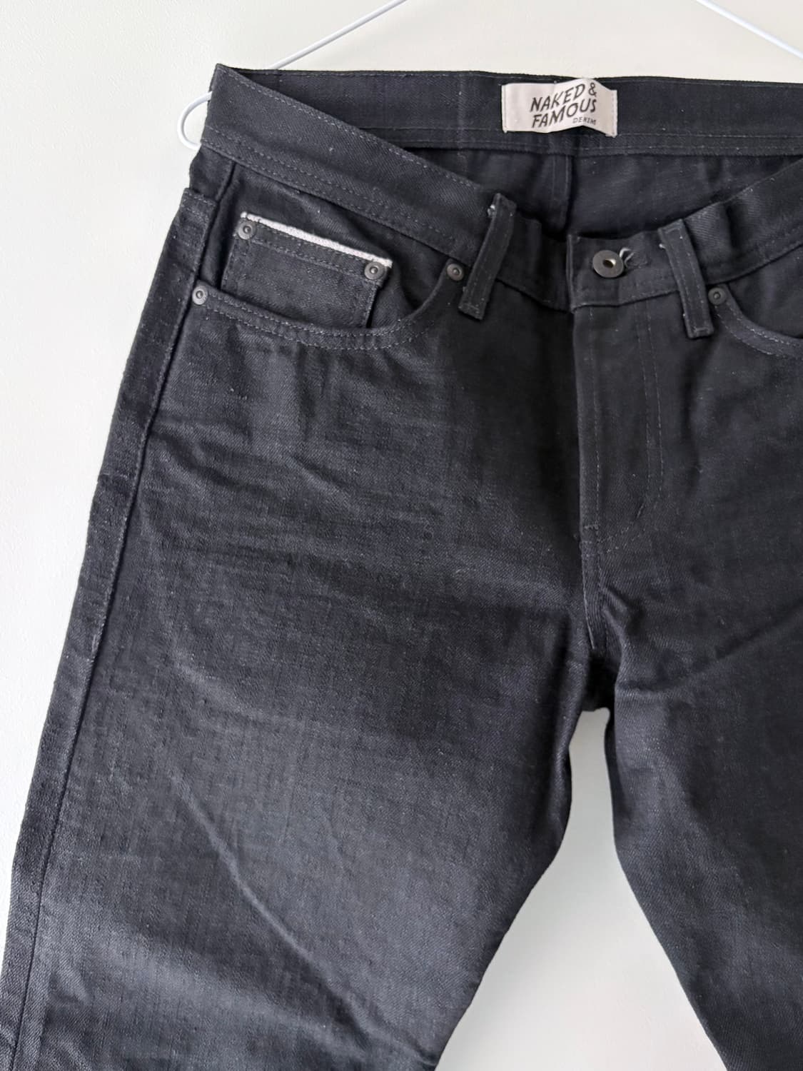 네이키드 앤 페이머스 위어드가이 재팬헤리티지 블랙셀비지 (31사이즈) 상품이미지4