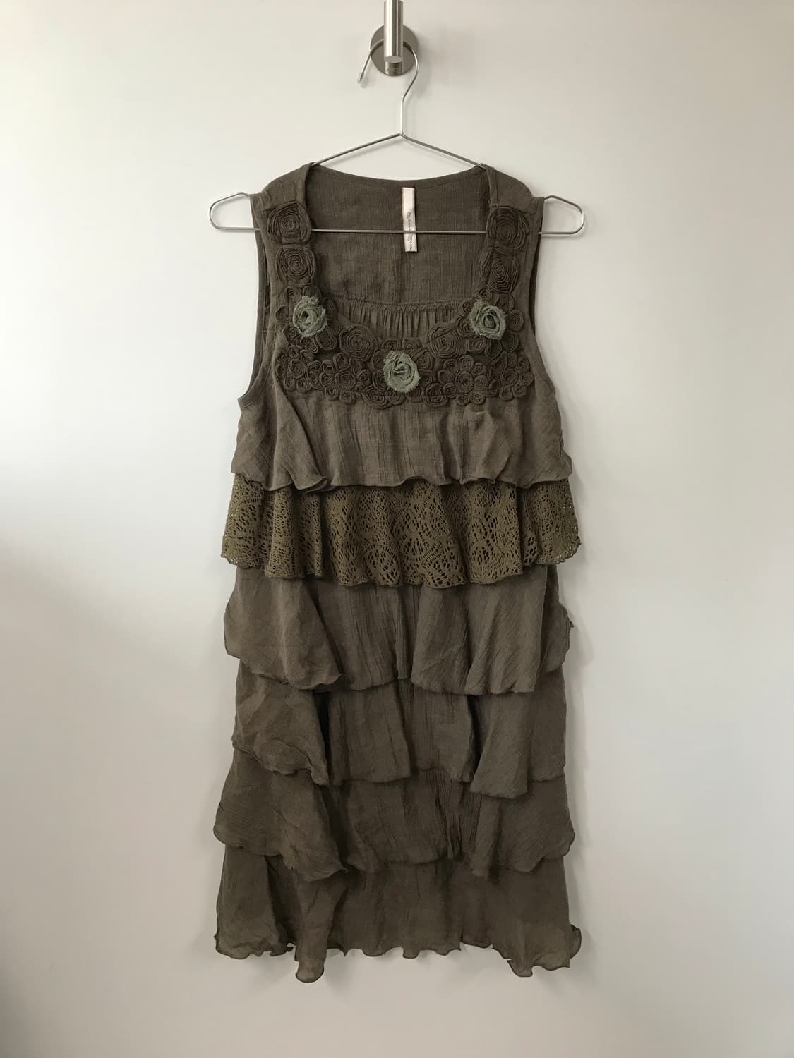 빈티지 꽃 자수 캉캉 원피스 상품이미지3