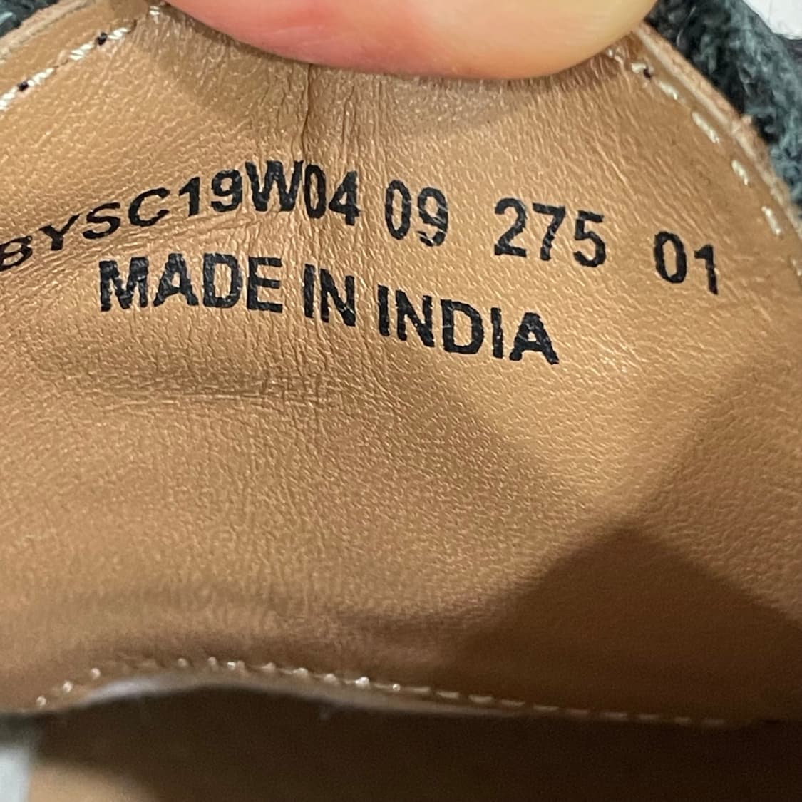 슈펜 천연 가죽 구두 275mm 상품이미지8