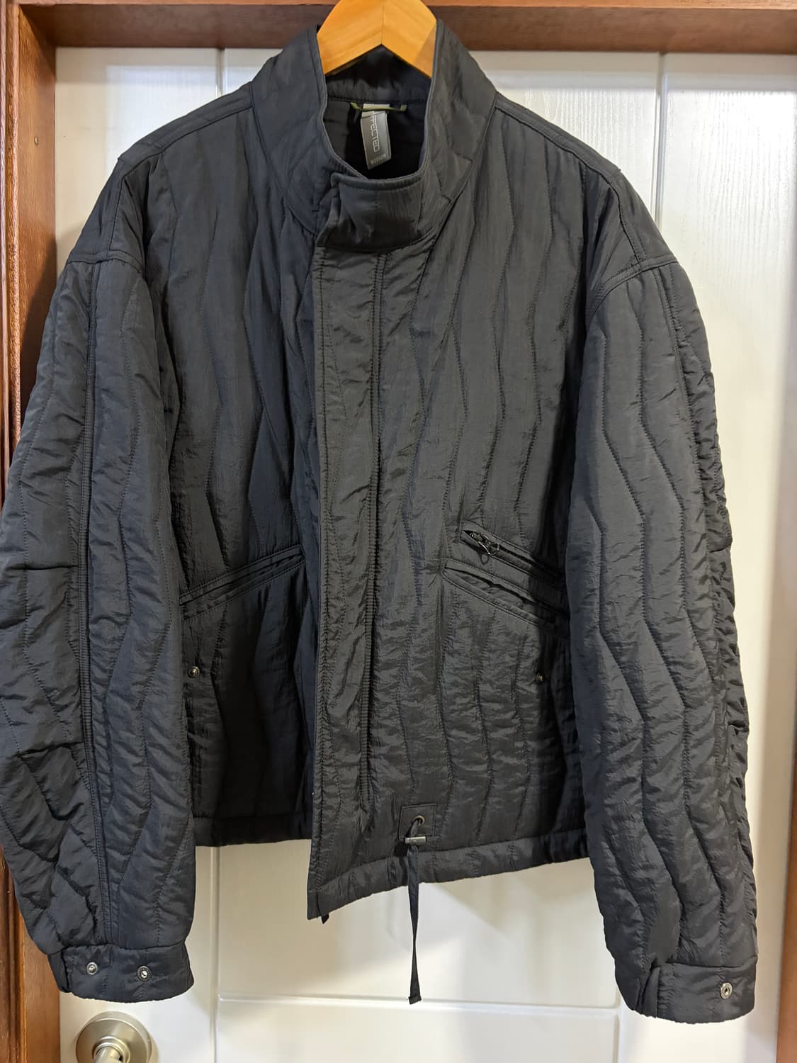 언어펙티드 퀼티드 블루종 상품이미지1