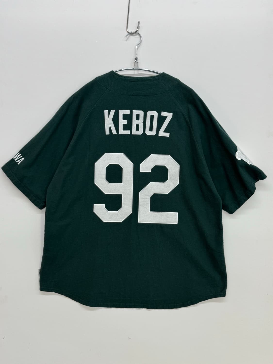 KEBOZ 케보즈 베이스볼 져지 그린 상품이미지2