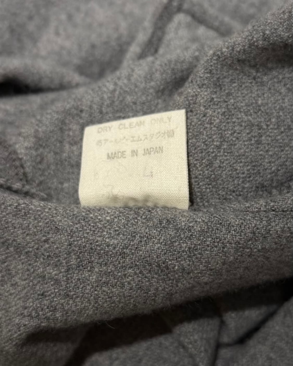 45rpm 그레이 울 블렌드 카라 롱슬리브 탑 상품이미지10