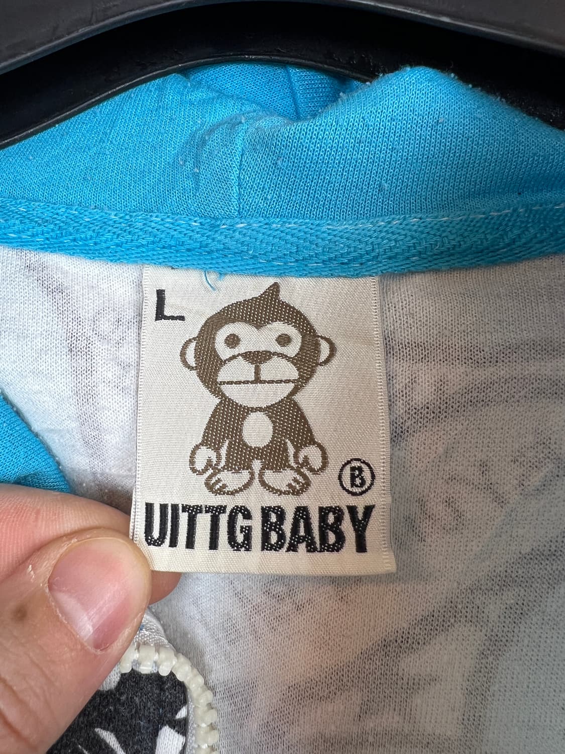 UITTG BABY 패턴 후드집업 L 상품이미지3