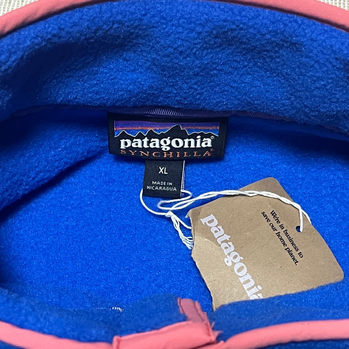 파타고니아 신칠라 투톤 컬러 스냅티 XL 상품이미지5