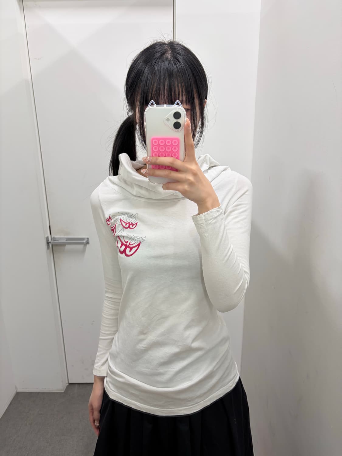 베릭 하이넥 후드 롱슬리브 상품이미지4