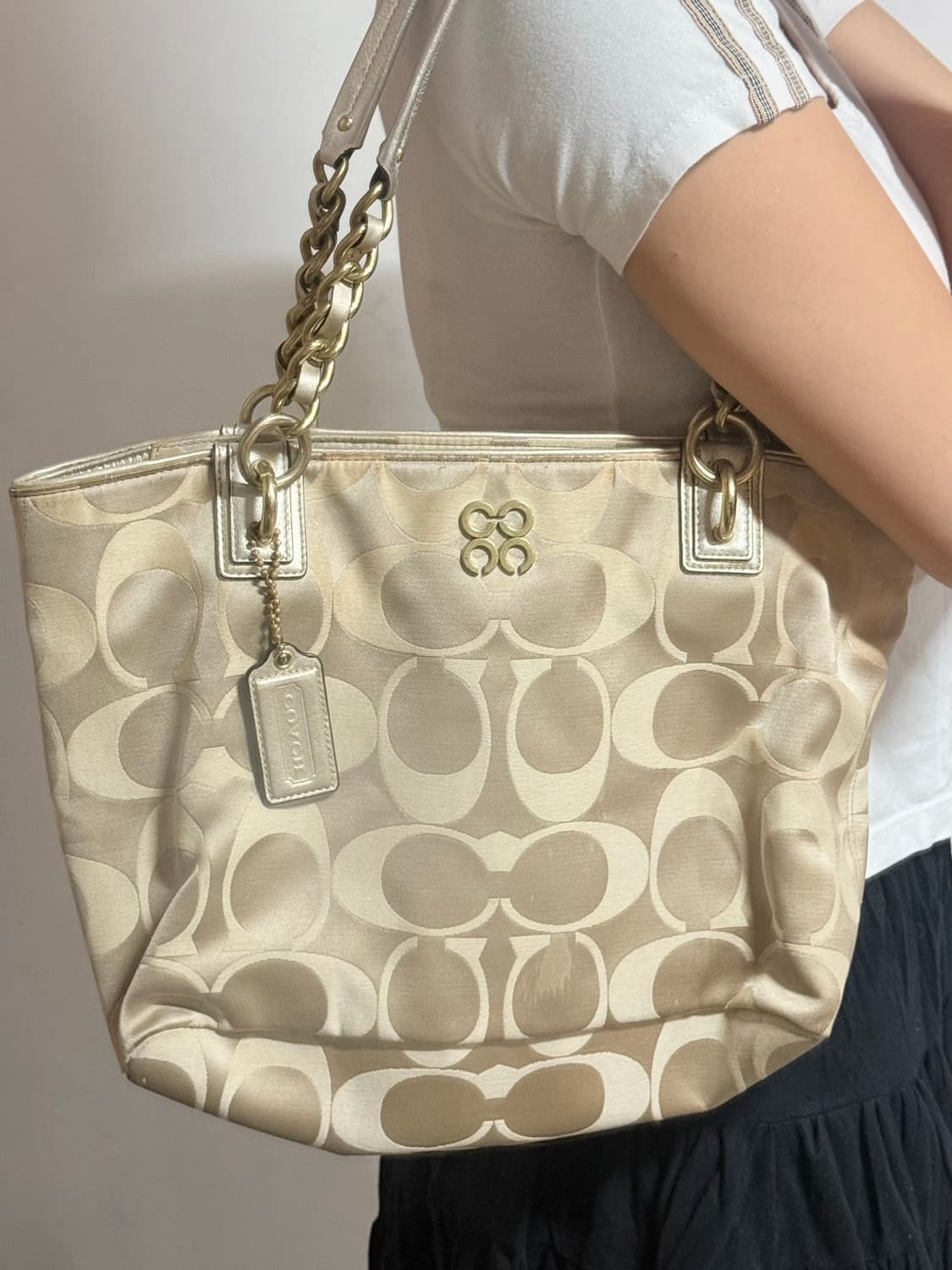 Coach 코치 시그니처 빈티지 갸루 숄더백 상품이미지1