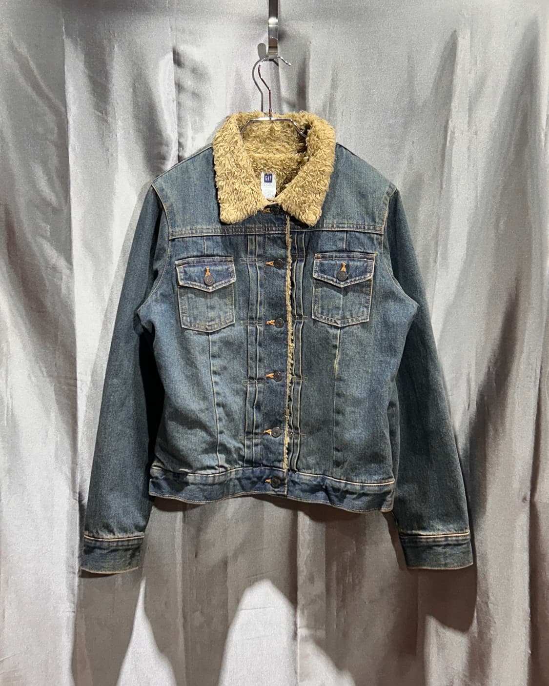 M GAP 갭 쉐르파 워시드 데님 자켓 상품이미지2