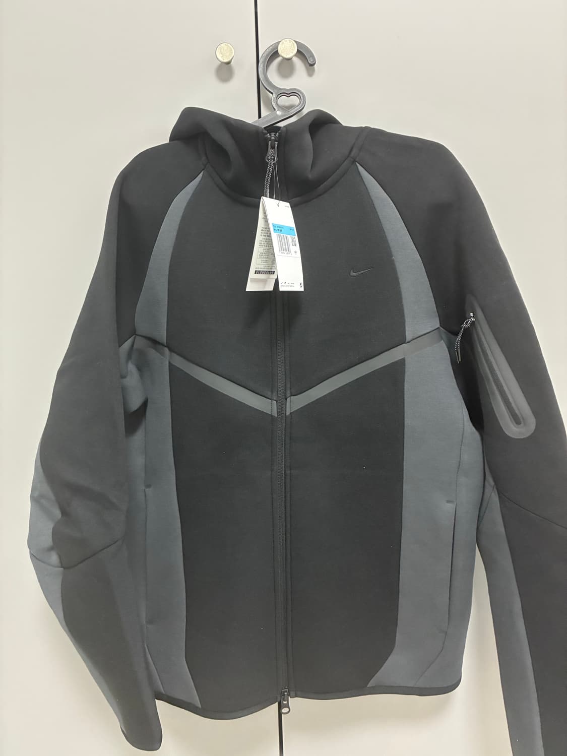 (새상품) 나이키 테크 플리스 후드집업 블랙 상품이미지3