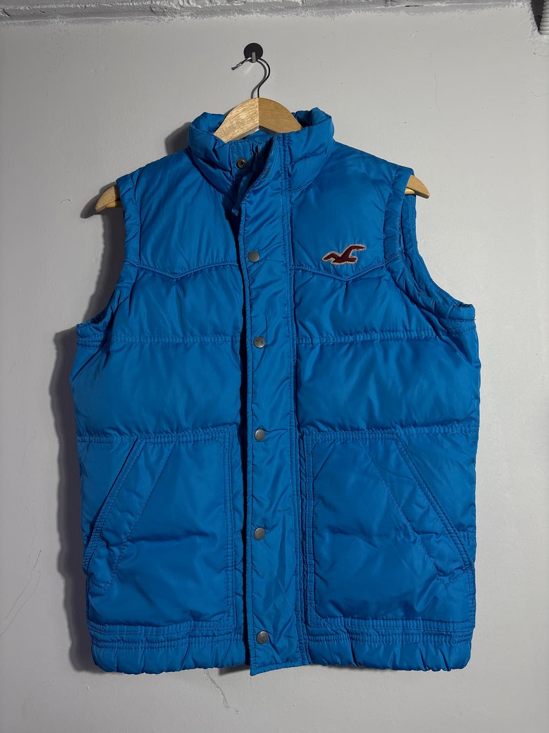 홀리스터 블루 패딩 베스트 상품이미지1