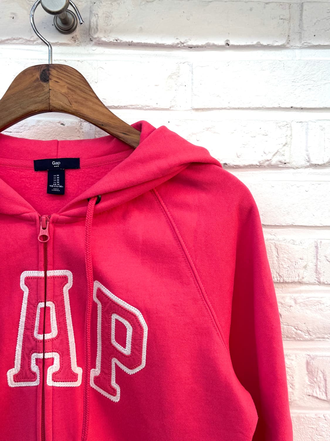 갭 핑크 후드집업 상품이미지4