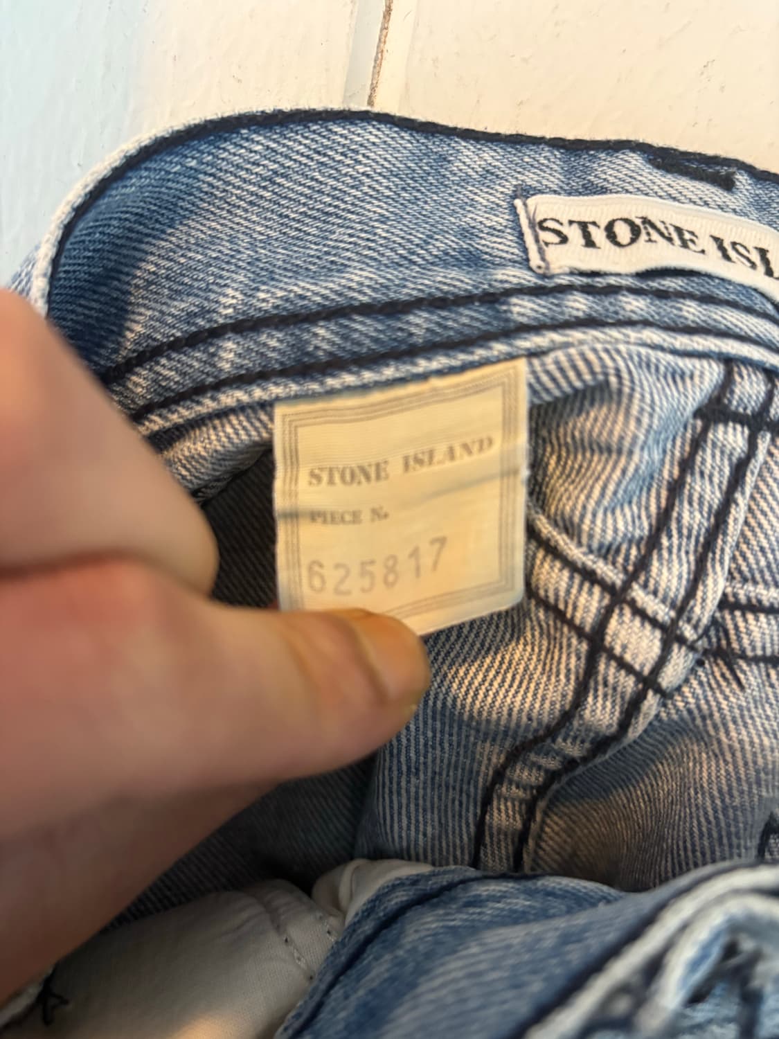 90s 스톤아일랜드 그린엣지 데님 상품이미지8