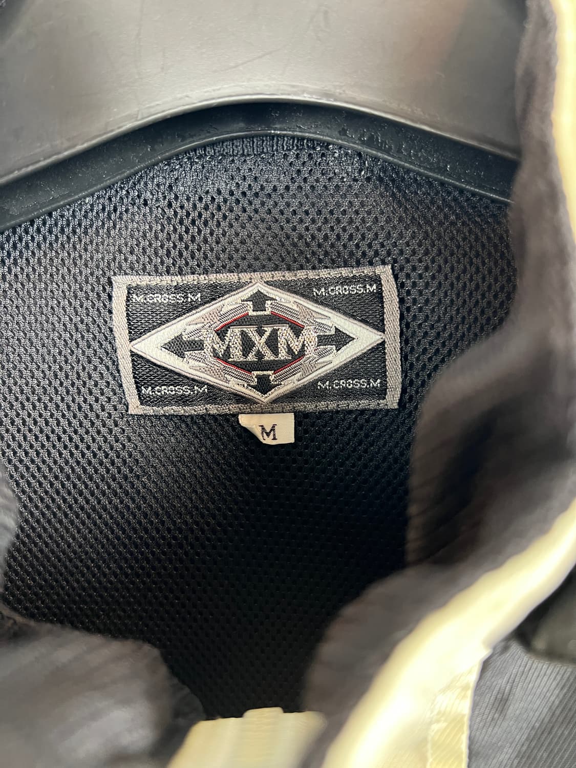 O126 M.CROSS.M 블랙 화이트 자켓 M 상품이미지3