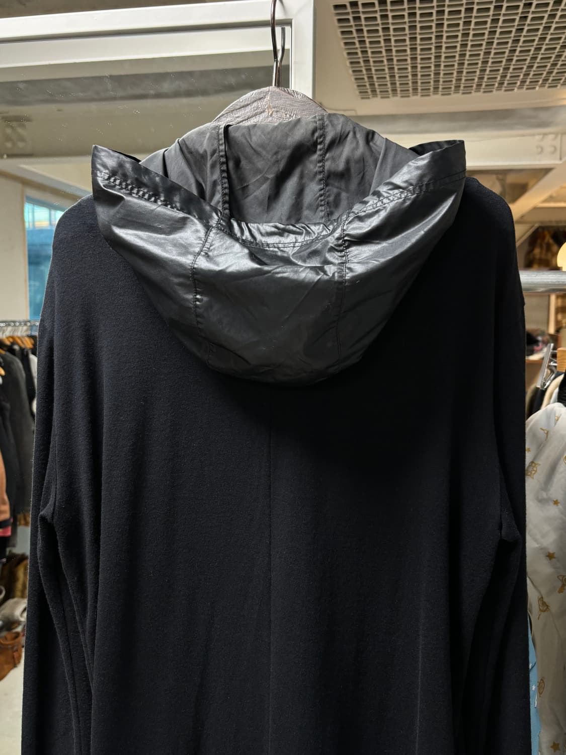 우영미 레이어드 니트 후드집업 상품이미지7